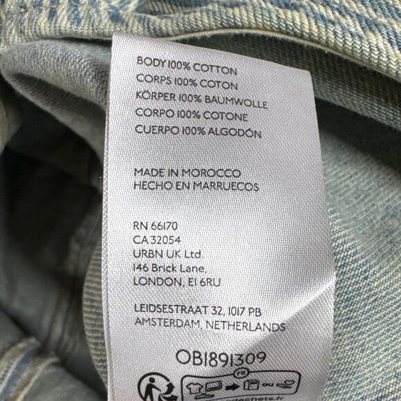 Free People Pinstripe Jumpsuit in Soft Blue - Picture 9 of 9